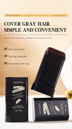 Beauty Hair Stick for Covering Gray Hair, Non-Fading Temporary Hair Dye