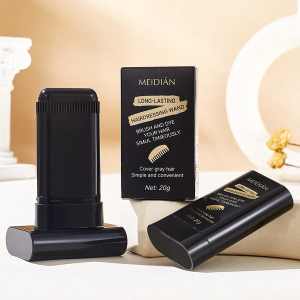 Beauty Hair Stick for Covering Gray Hair, Non-Fading Temporary Hair Dye
